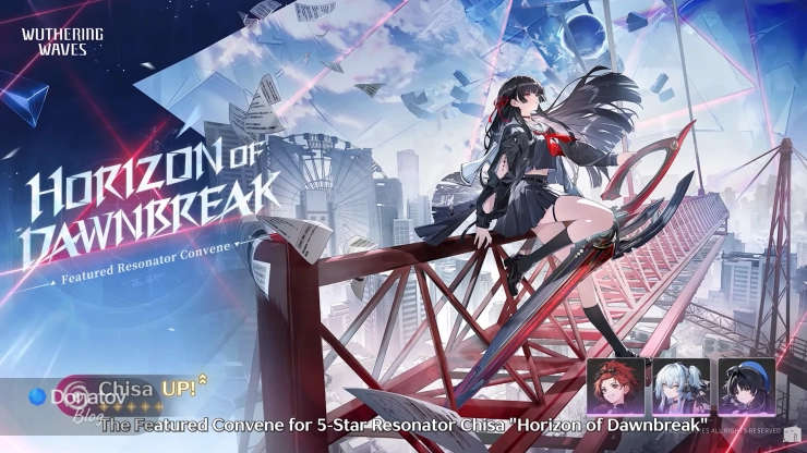 Чиса в Wuthering Waves 3.3