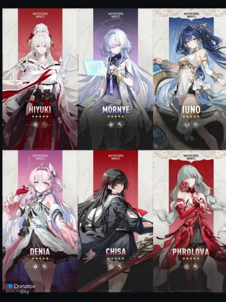 Баннеры версии 3.3 Wuthering Waves