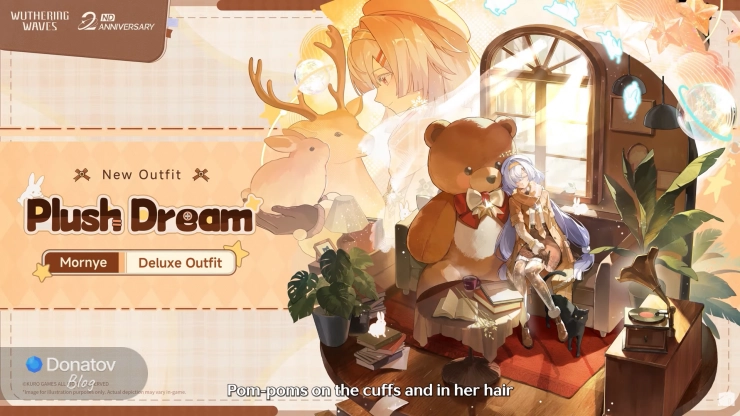 Скин на Морни в версии 3.3 Wuthering Waves