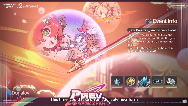 Ивент Star Bouncing в версии 3.3 Wuthering Waves