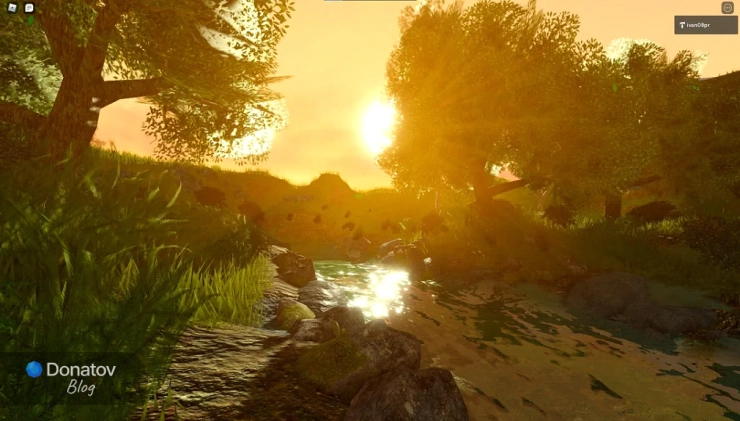 Пример игры на высоких настройках