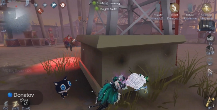 Марта убегает от охотника