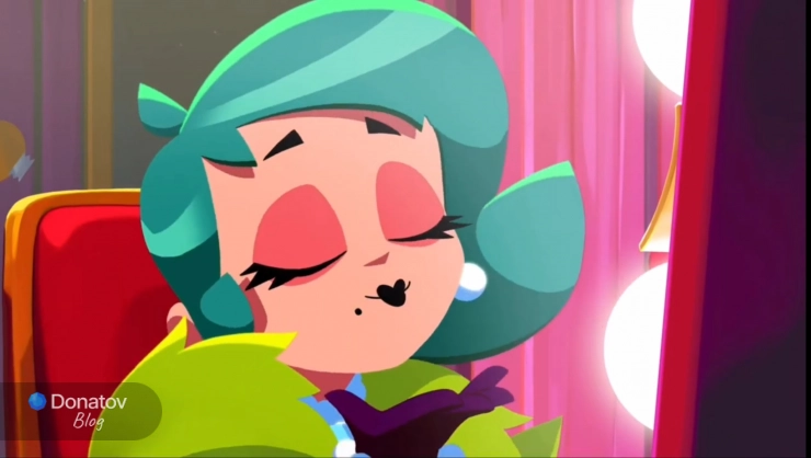 Лола отправляет воздушный поцелуй