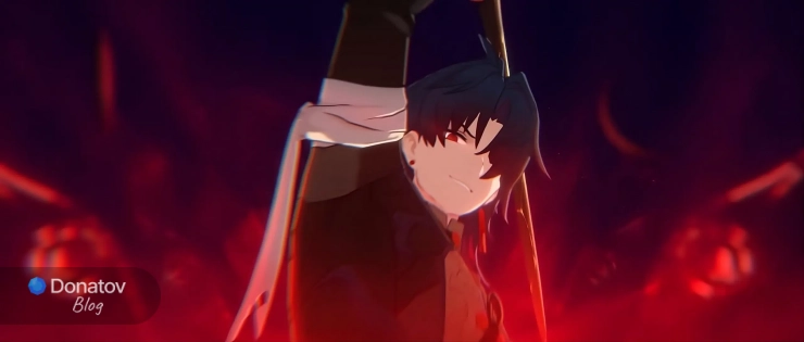 Блэйд в своём трейлере