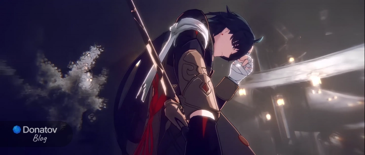 Блэйд в своём трейлере