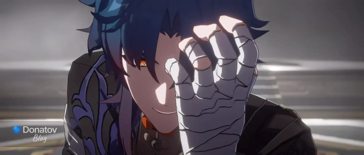 Блэйд в своём трейлере