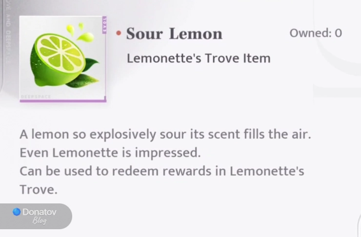 Sour Lemon — Кислый лимон