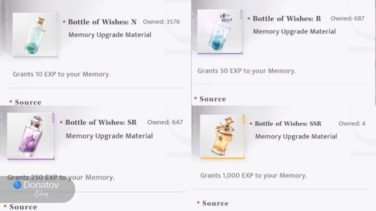 Bottle of Wishes — Флаконы желаний