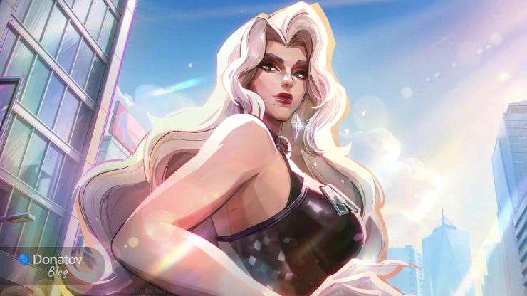 Чёрная кошка в облике «Городской хищник»