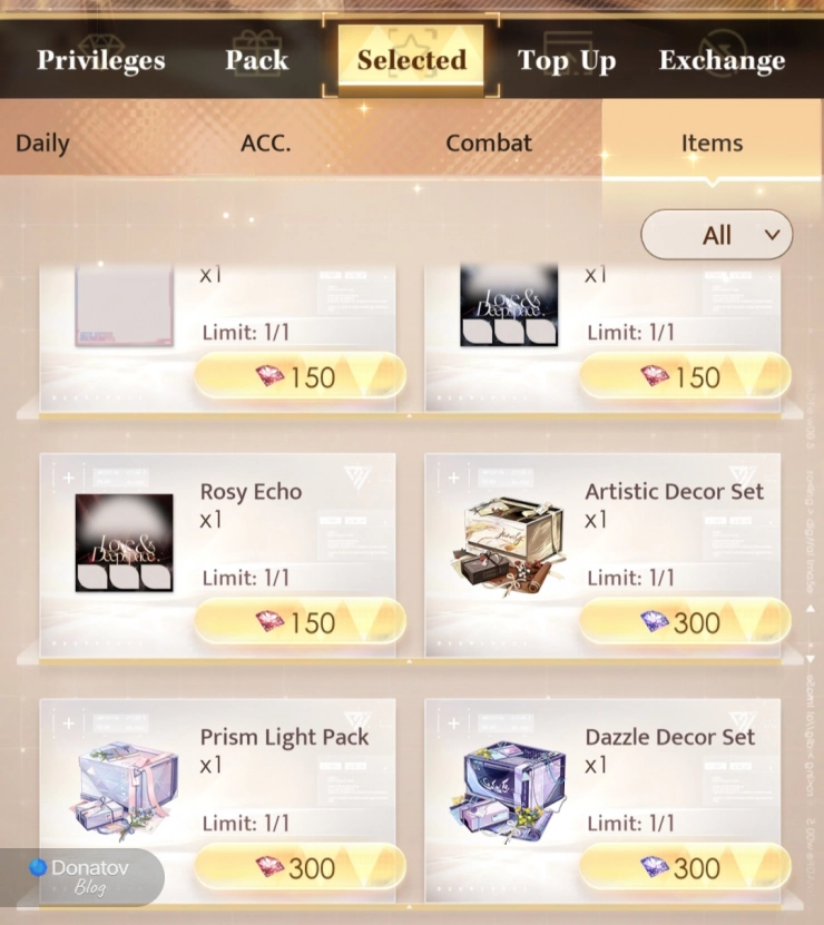 Наборы предметов для декора, которыми можно украсить рабочий стол персонажа