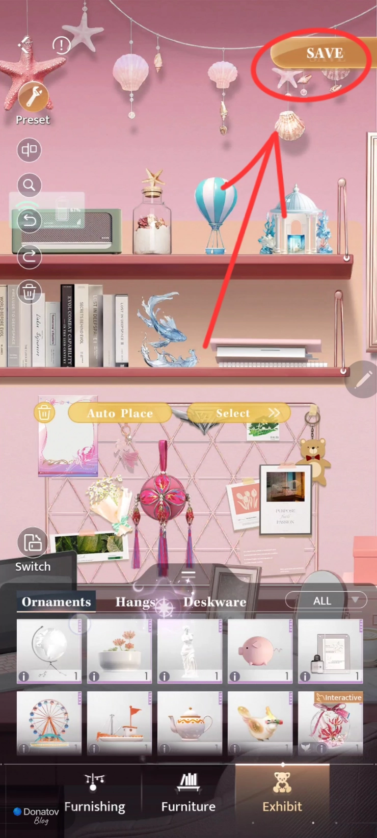 Сохранение результата рабочего стола персонажа Love and Deepspace