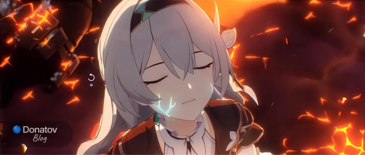 Светлячок сгорает в огне