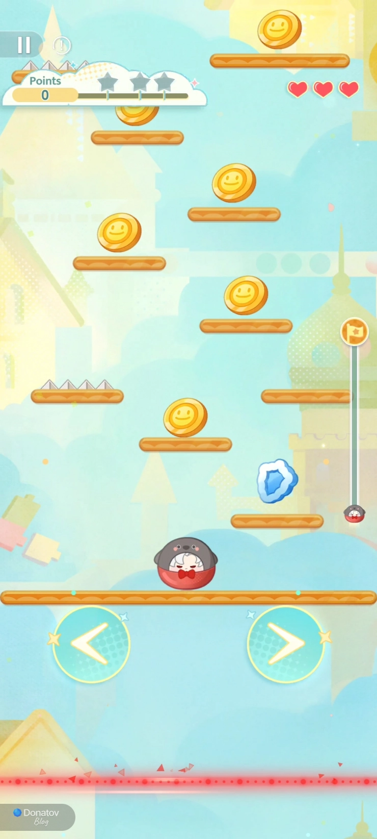 Платформы с шипами и защитный бонус