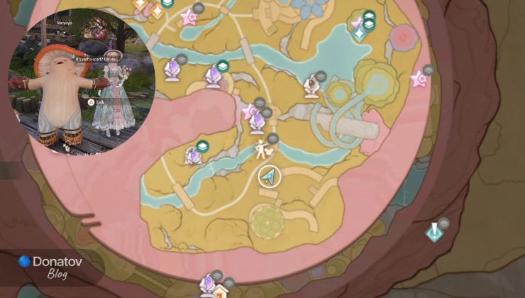 Расположение квеста Teenage Shroomling's Rainy Season: Proud Scarf