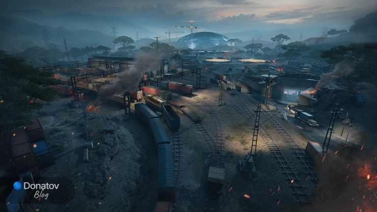 Карта «Шахта» в Delta Force