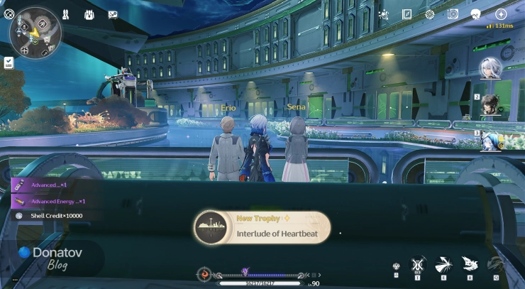 Пример получения достижения