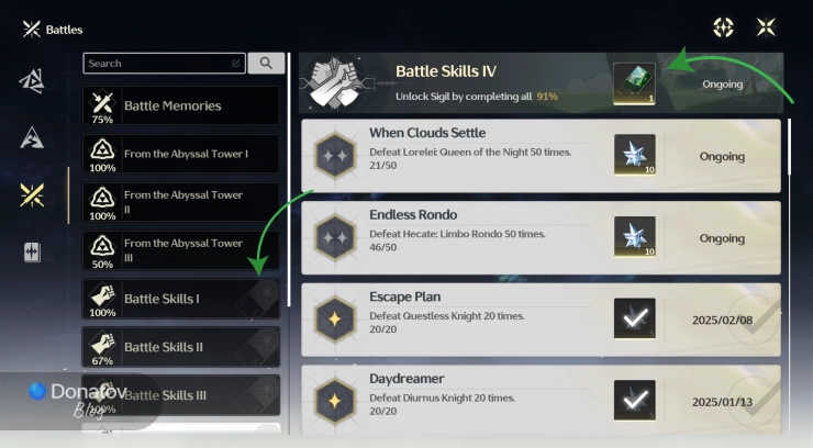 Сигиллы Wuthering Waves