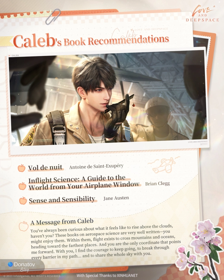 Цитата и подборка книг от Калеба