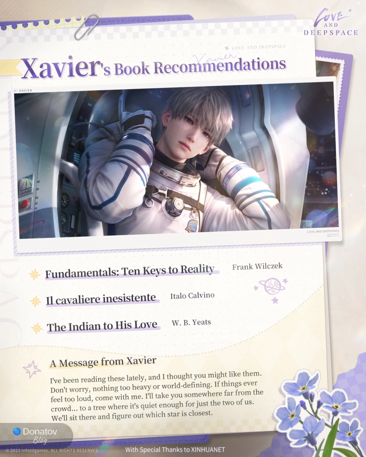 Цитата и подборка книг от Ксавьера