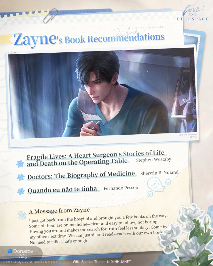 Цитата и подборка книг от Зейна