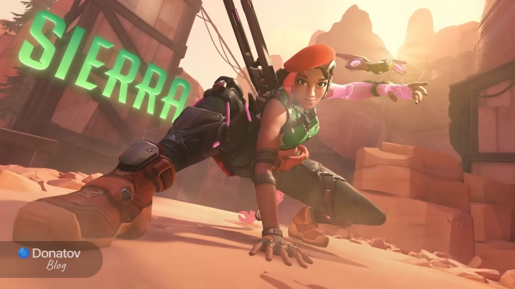 Персонаж Сьерра в игре Overwatch