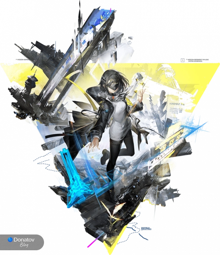 Эндминистратор-девушка из Arknights: Endfield