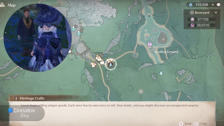 Где найти НПС для старта Relic Tracker в Infinity Nikki