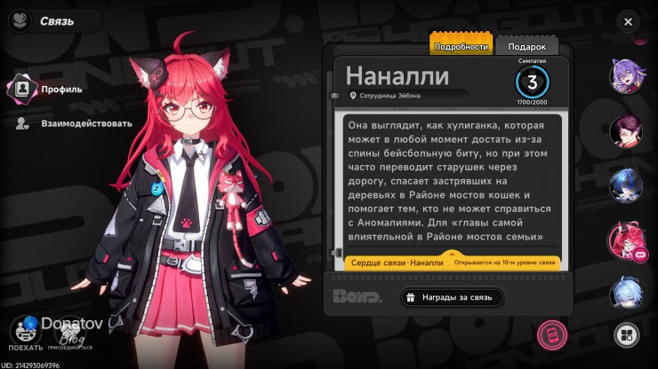 Наналли из Neverness to Everness
