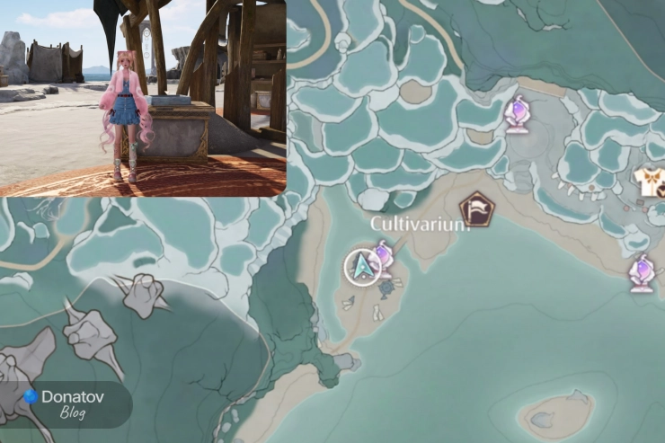 Где найти уровень Whitetide Pier в Infinity Nikki