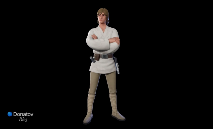 Люк Скайуокер в Fortnite