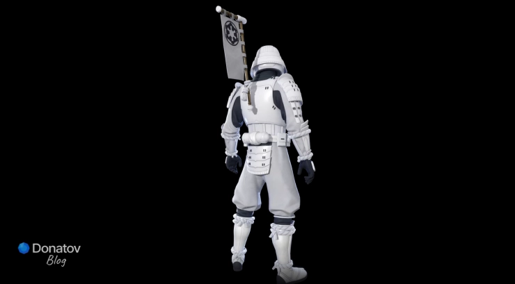 Украшение на спину «Имперский флаг» в Fortnite