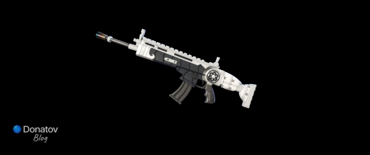 Обёртка для оружия «Патрульный-самурай» в Fortnite