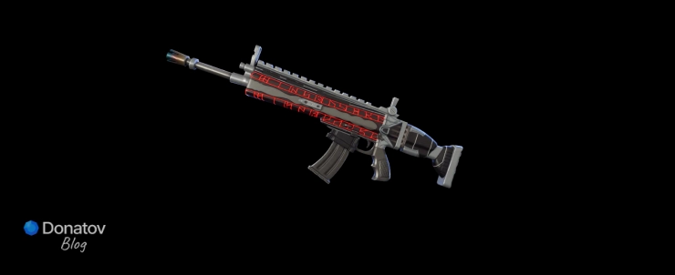 Обёртка для оружия «Самурай Вейдер» в Fortnite