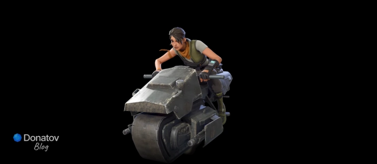 Эмоция «Мини-спидер» в Fortnite
