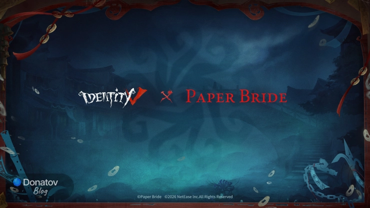 Анонс Identity V x Paper Bride II