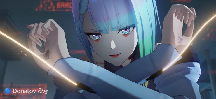 Wuthering Waves Люси (Lucy) из Cyberpunk: Edgerunners в трейлере-анонсе