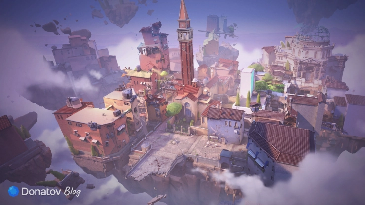 Иллюстрация карты Ascent в Valorant