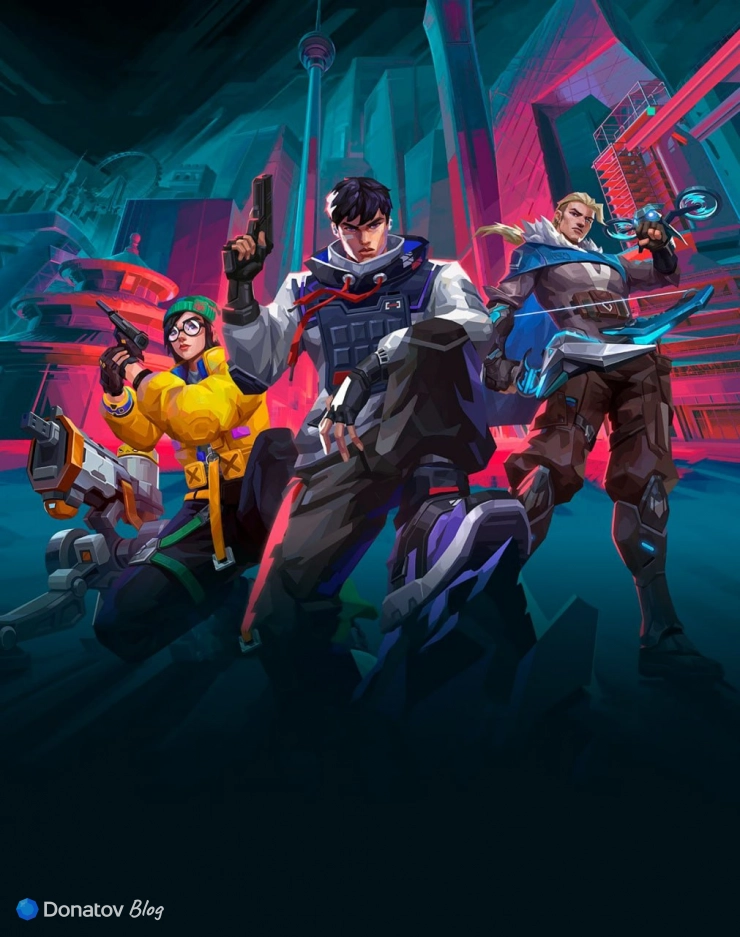 Иллюстрация агентов Valorant