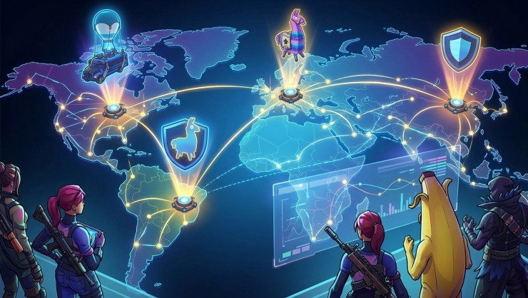 Где находятся серверы Fortnite: полный список регионов и способы проверки пинга