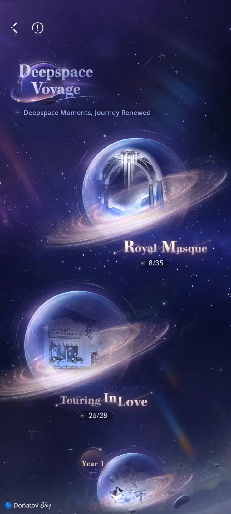 «Планеты» в Deepspace Voyage