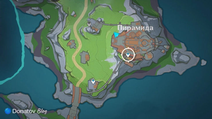 Телепорт у Пирамиды