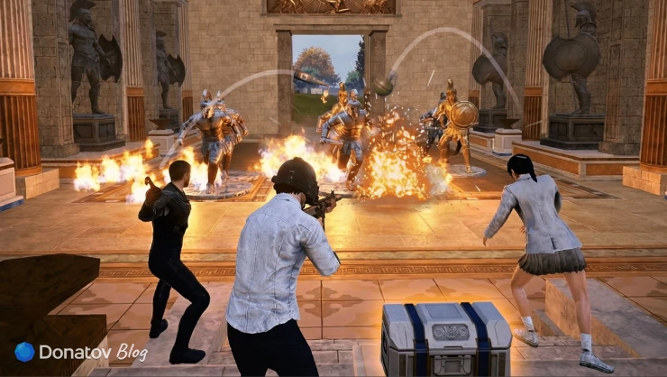 Испытание спартанца в PUBG Mobile