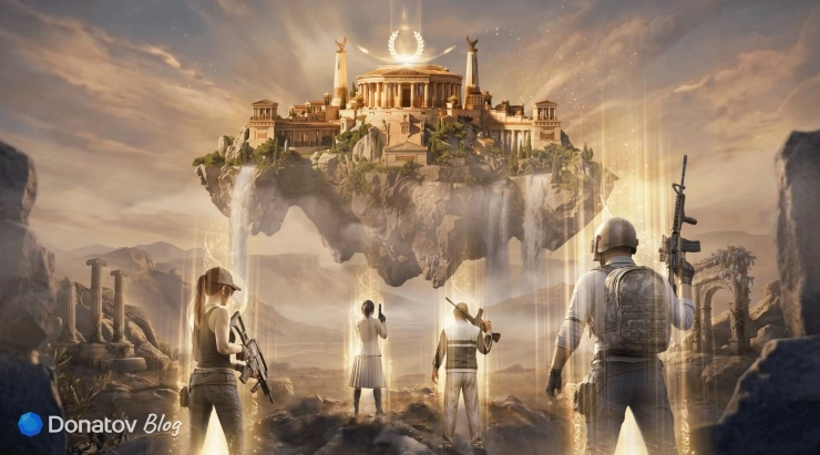 Летающий остров в PUBG Mobile
