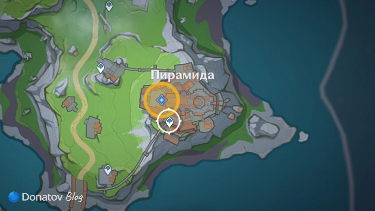 Телепорт у Пирамиды