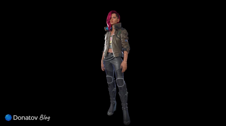 Образ Ви из Cyberpunk 2077 в Fortnite