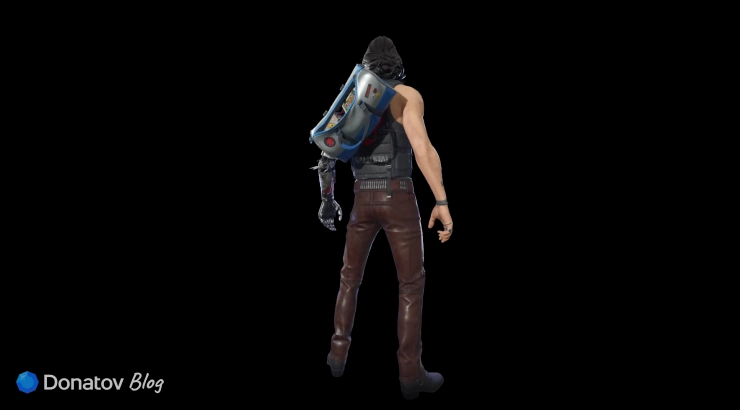 Украшение на спину «Сумка Джонни» в Fortnite