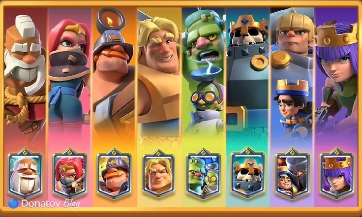 Все чемпионы в Clash Royale