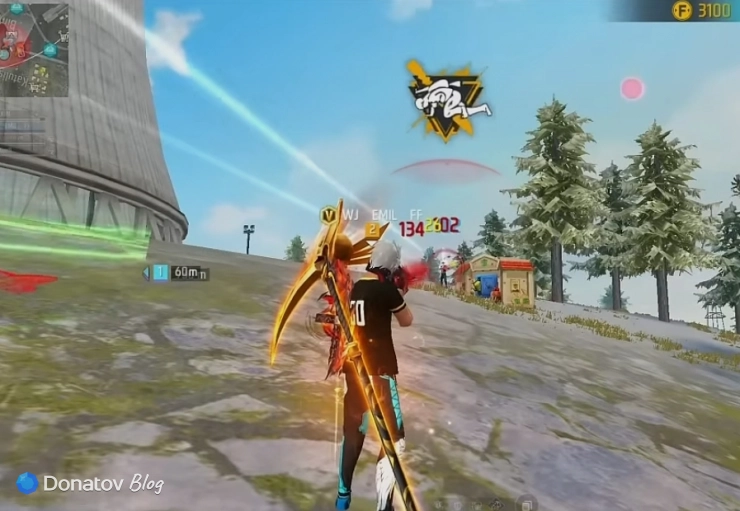 Фрагмент из матча Free Fire