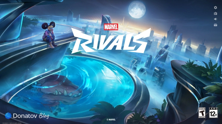 Заглавный экран 8 сезона Marvel Rivals