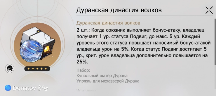 «Дуранская династия волков» в Honkai: Star Rail